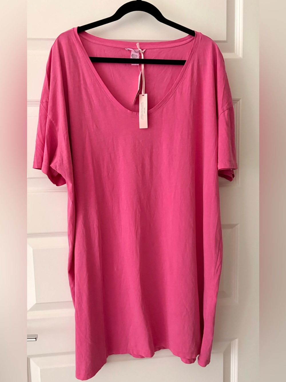 Victoria’s Secret XL XXL Salt Dye Pink T-Shirt Tunic New With Tags